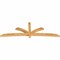 Ekena Millwork Davenport Rough Sawn Timber Gable Bracket, Western Red Cedar, 108"W x 36"H x 4"D x 4"F, 8/12 Pitch GBW108X36X0404DAV00RWR - alternate 5